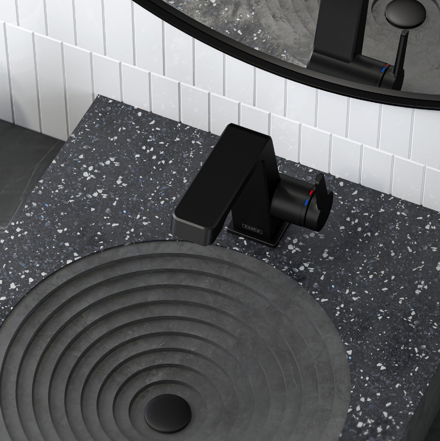 Thetis Basin Mixer Gold