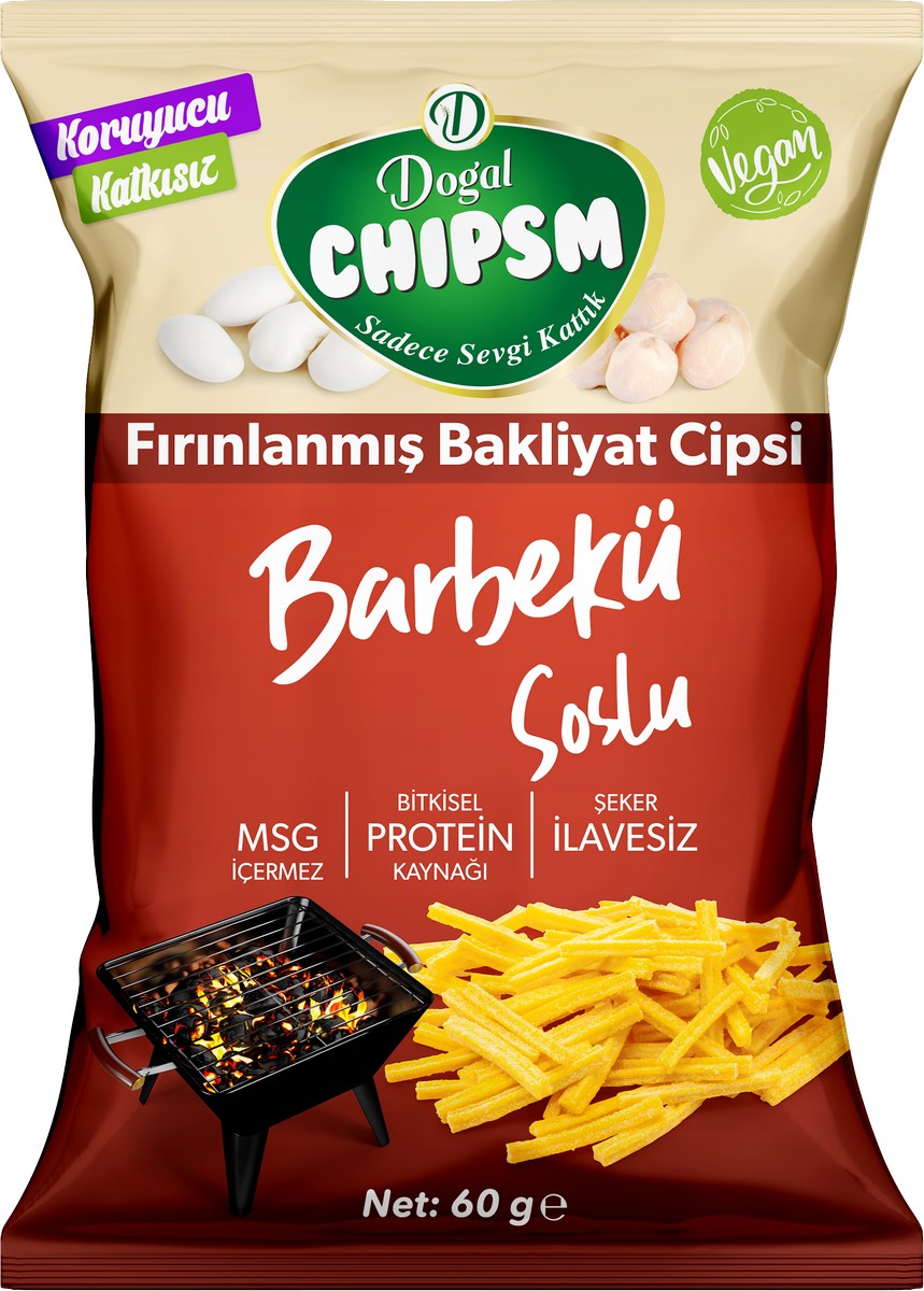Chips with Barbecue Sauce