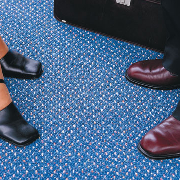 Samur Standard Collection Benek Series Navy Blue Loop Carpet