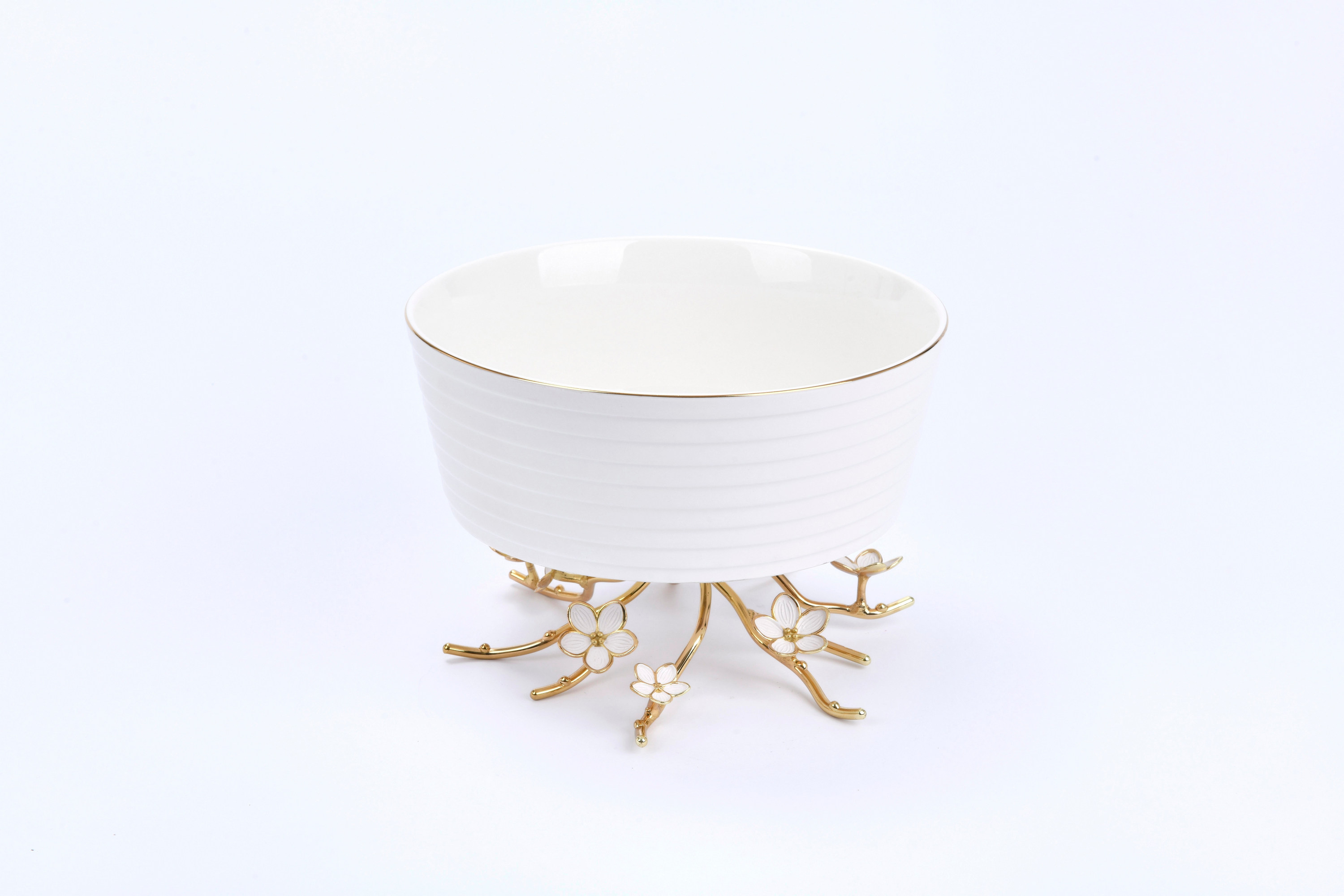 Bouquet Series: Porcelain Serving Bowl