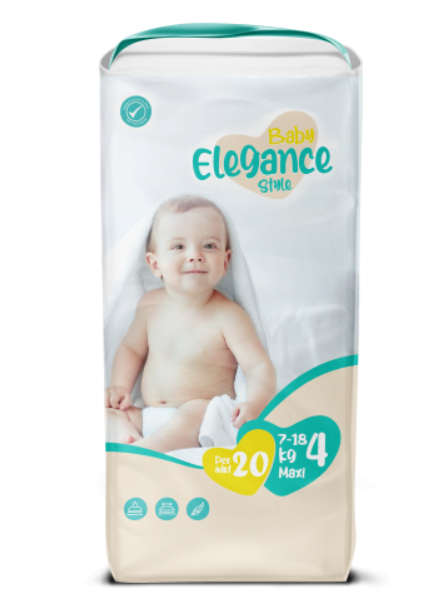 Baby diapers- Elegance Style Baby Standard 4- Selmagül
