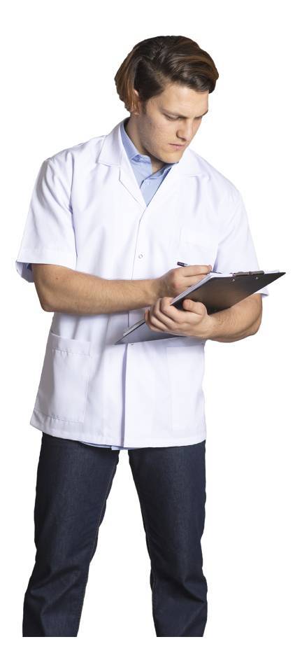 Veste de travail à manches courtes pour hommes
