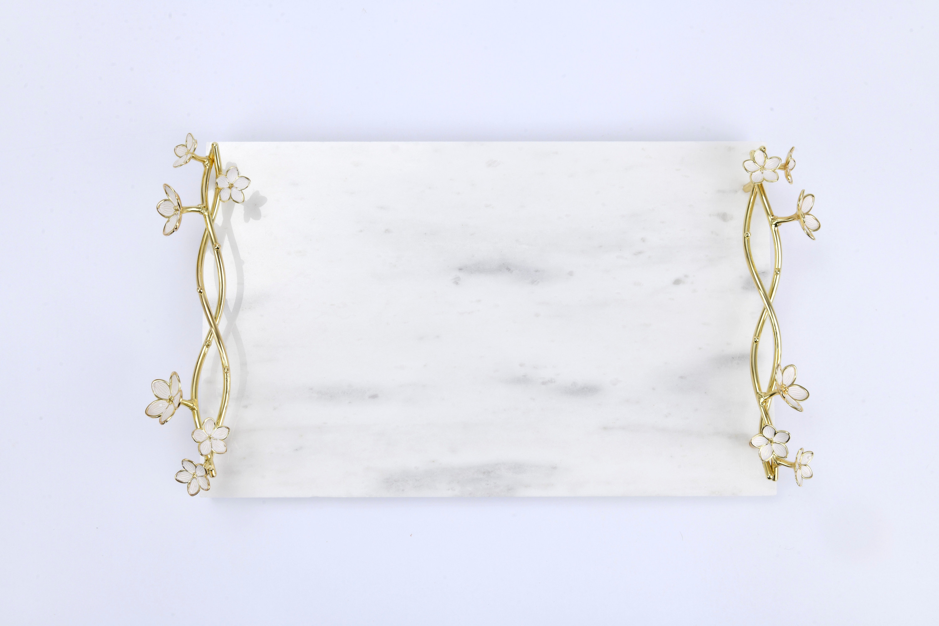 Cherry Blossom Helix Marble Tray