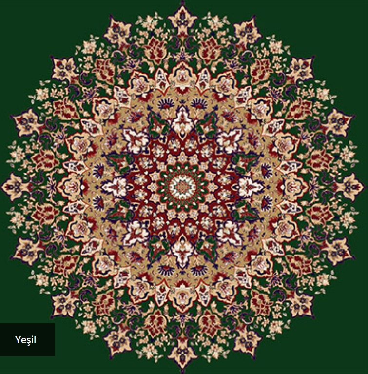 Round Mosque Carpets 4m ~ 8m (Ø)