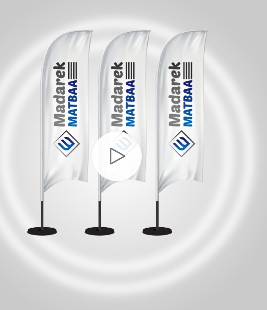 Publications - Advertising sail with base - Madarek